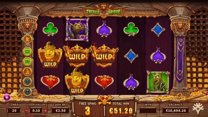 Trolls Bridge slot screenshot 8