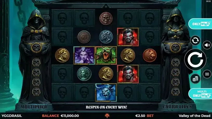 Valley of the Dead slot screenshot 1