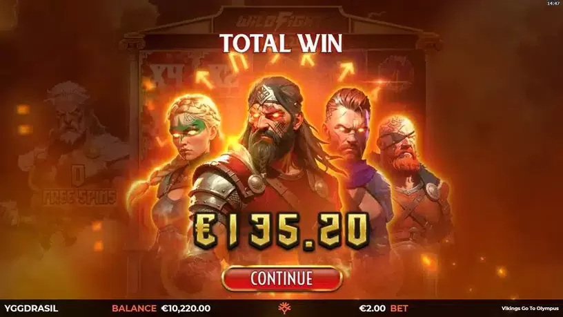 Vikings Go To Olympus slot screenshot 5