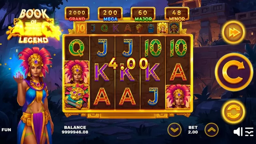 Book of the Aztec’s Legend slot screenshot 4