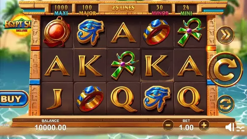 Egypt Sun Deluxe slot screenshot 1