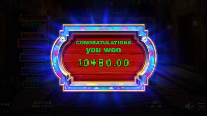 Mexican Ways slot screenshot 2