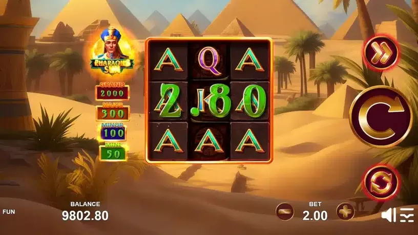 Pharaon’s Sun slot screenshot 4