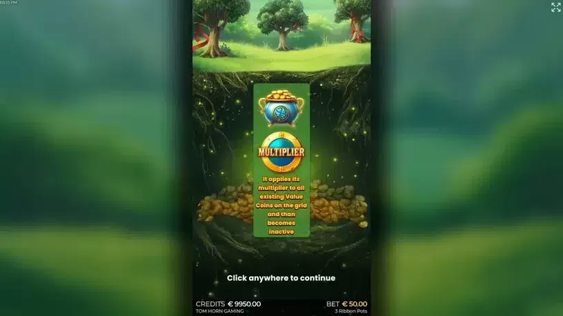 3 Ribbon Pots slot screenshot 3