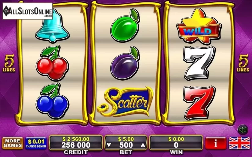 Reel Screen. 5 Juggle Fruits from EGT