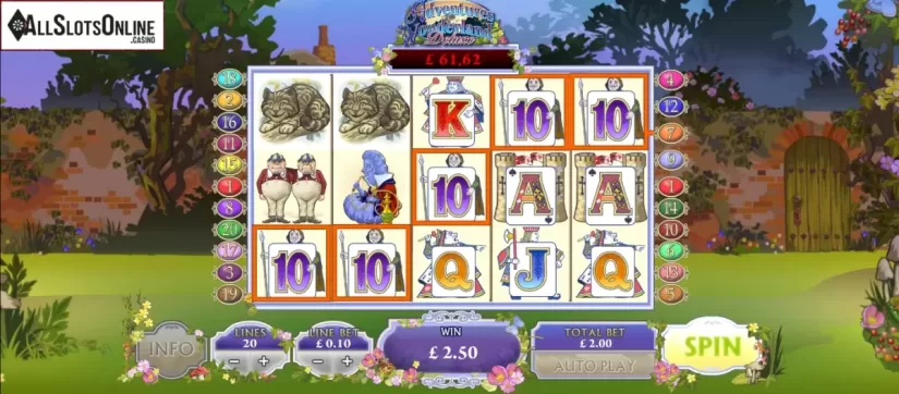 Screen6. Adventures In Wonderland from Playtech