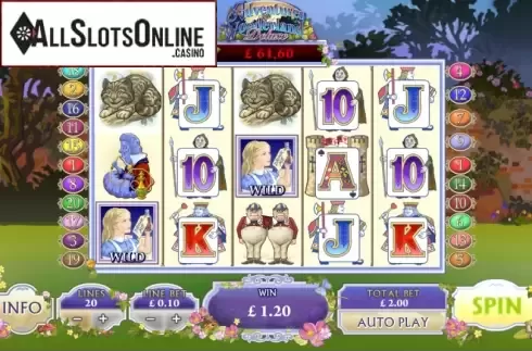 Screen5. Adventures In Wonderland from Playtech
