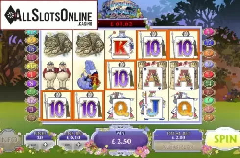 Screen6. Adventures In Wonderland from Playtech