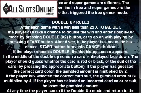 Paytable 5. African Magic from Casino Technology