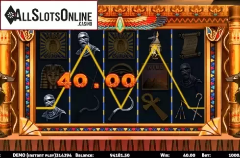 Win Screen . Ancient Egypt (Triple Profits Games) from Triple Profits Games