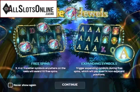 Screen 1. Beetle Jewels from iSoftBet