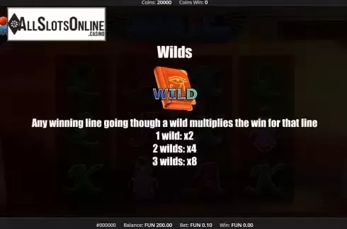Game Features screen