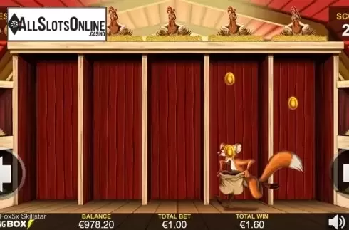 Bonus Game. Chicken Fox 5x Skillstar from Lightning Box