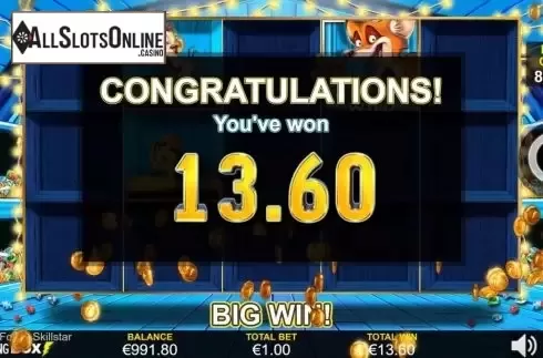 Free Spins 2. Chicken Fox 5x Skillstar from Lightning Box