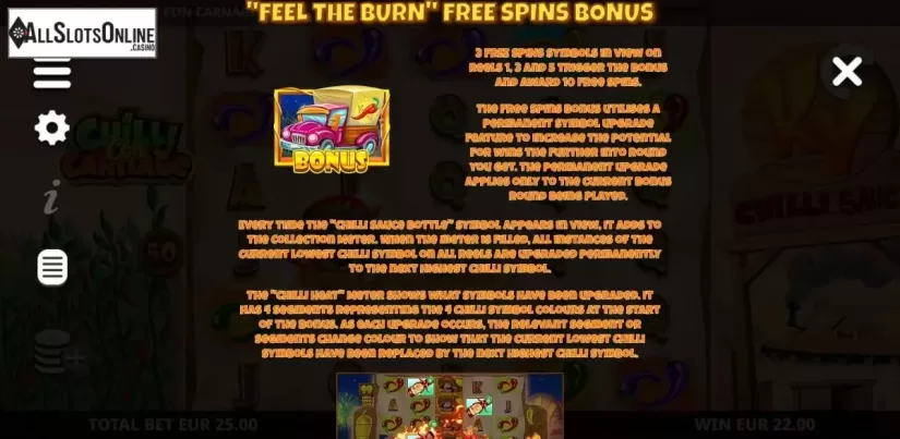 FS bonus screen