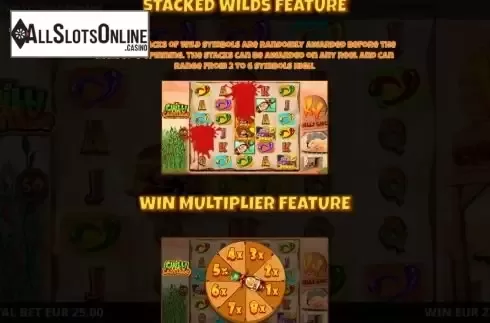 Stacked Wilds and Multiplier Feature