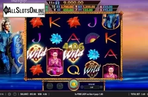 Win Screen 1. Cirque Du Soleil Amaluna from Bally
