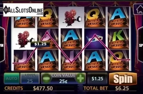 Win screen. Classic Cinema from MultiSlot