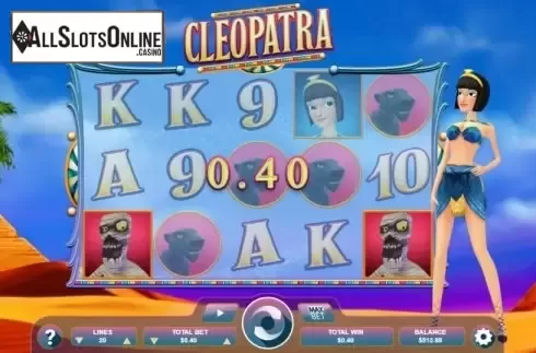 Win screen 3. Cleopatra (Arrows Edge) from Arrows Edge