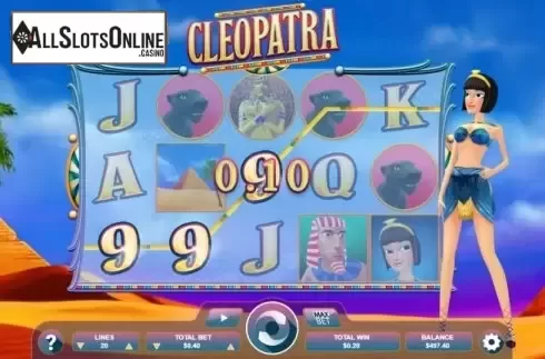 Win screen 1. Cleopatra (Arrows Edge) from Arrows Edge