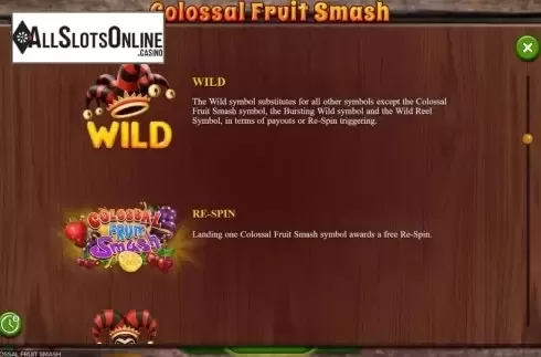Features 2. Colossal Fruit Smash from Booming Games