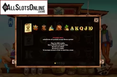 Features. Cowboy Slot from Smartsoft Gaming