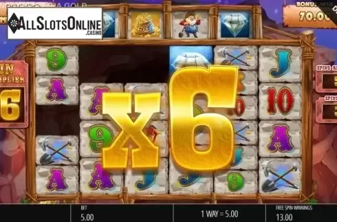 Free Spins 4. Diamond Mine Extra Gold Megaways from Blueprint