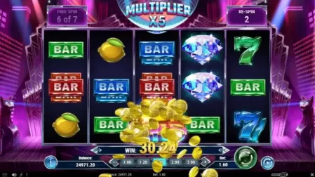 Disco Diamonds slot screenshot 5