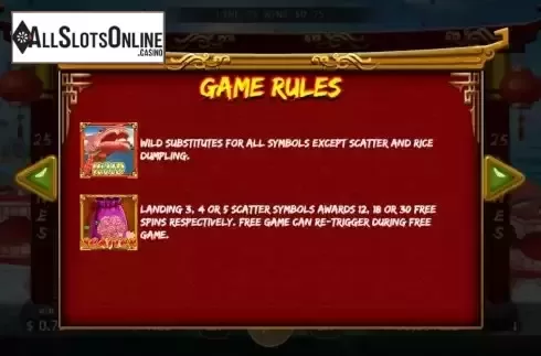 Special symbols screen