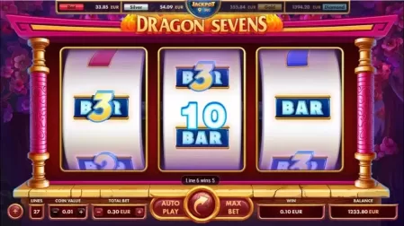 Dragon Sevens slot screenshot 2