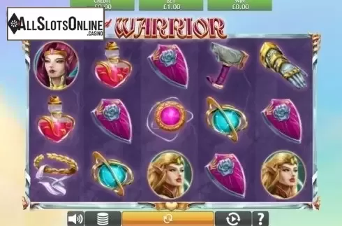 Reel Screen. Fae Legend Warrior Jackpot from Eyecon
