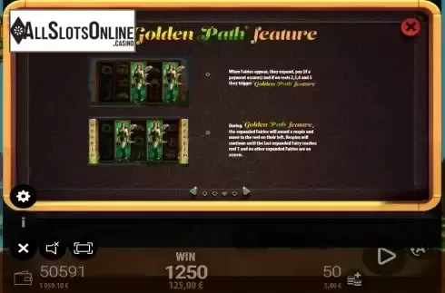 Features screen