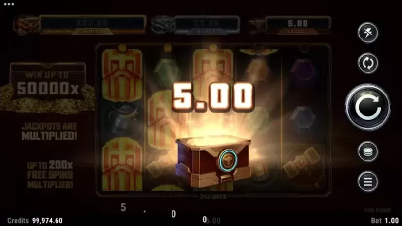 Fire Forge slot screenshot 2