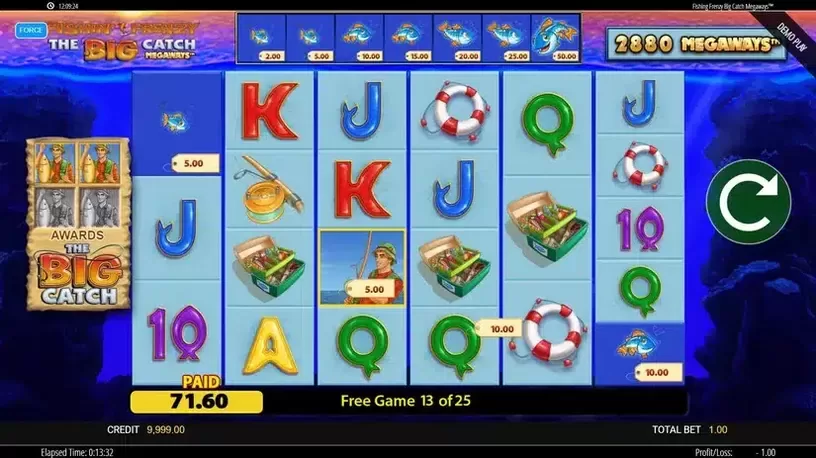 Fishin’ Frenzy The Big Catch Megaways slot screenshot 4