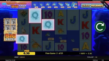 Fishin’ Frenzy The Big Catch Megaways slot screenshot 2