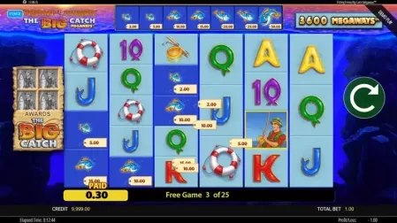 Fishin’ Frenzy The Big Catch Megaways slot screenshot 3