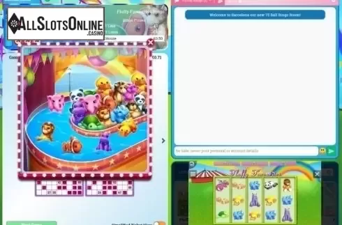 Game Screen 4. Fluffy Favourites Bingo from Playtech