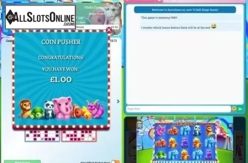 Game Screen 5. Fluffy Favourites Bingo from Playtech
