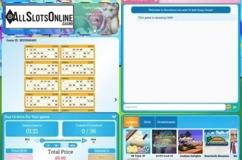 Game Screen 6. Fluffy Favourites Bingo from Playtech