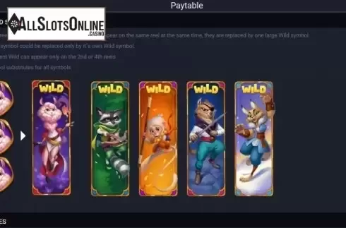 Features 2. Fluffy Rangers from Evoplay Entertainment