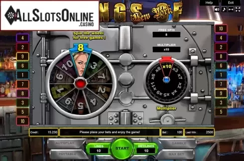 Bonus Feature. Gangs of New York from Platin Gaming