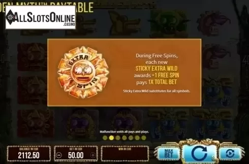Extra Spin Feature. Golden Myth from SYNOT