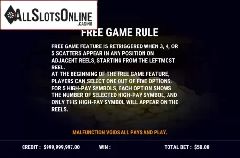 Features 1. Golden Sacred Beasts from Slot Factory