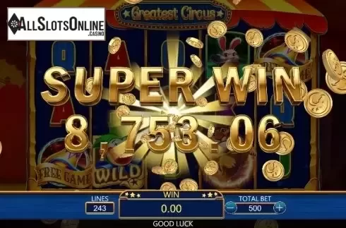 Win 4. Greatest Circus from Dragoon Soft
