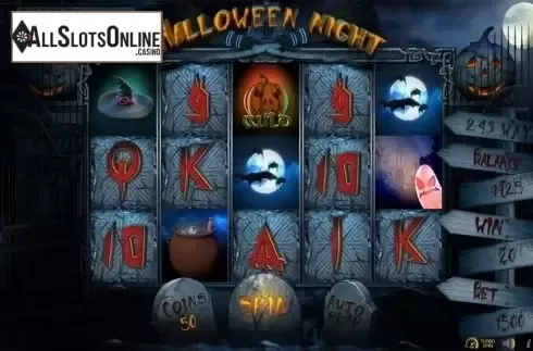 Reels screen. Halloween Night from BetConstruct