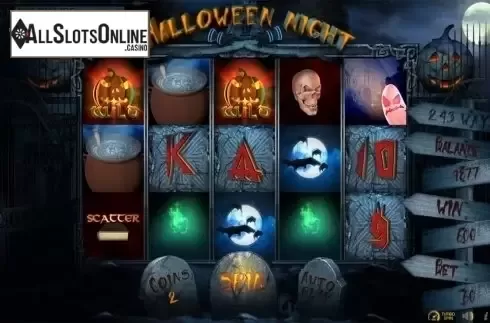 Multiplier screen. Halloween Night from BetConstruct