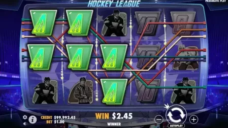 Hockey League slot screenshot 2