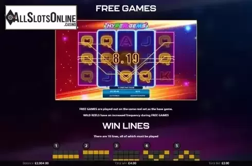 Free Games screen
