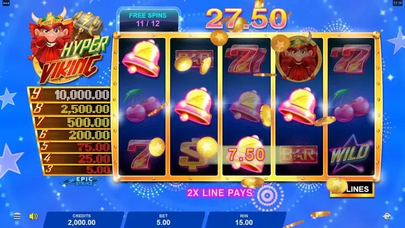 Hyper Viking slot screenshot 8