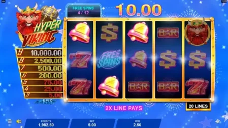 Hyper Viking slot screenshot 7